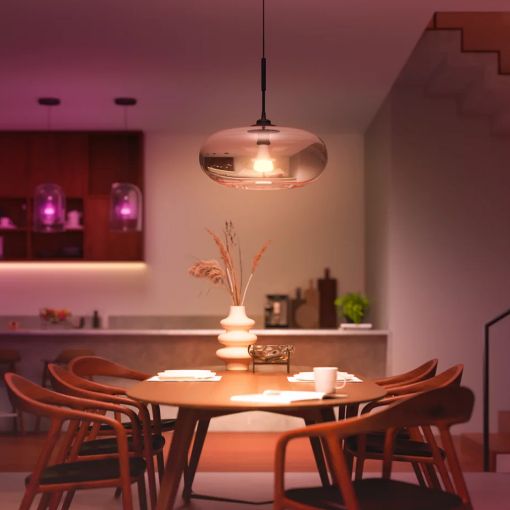 Εικόνα της Smart Lamp Philips E27 A60 1100lm 8.1W RGB & Tunable White (2-pack) + Hue Bridge Pro 929003853518