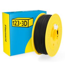 Εικόνα της 123-3D PLA Filament 1.75mm Spool of 1Kg Matte Black