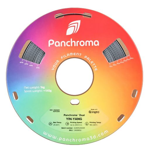 Εικόνα της Polymaker Panchroma PLA Dual Special Filament 1.75mm Spool of 1Kg Yin-Yang