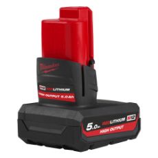 Εικόνα της Μπαταρία Milwaukee M12 HB5 High Output 12V 5Ah 4932480165