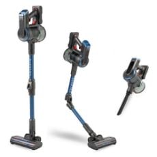 Εικόνα της Επαναφορτιζόμενη Σκούπα Stick HomeVero Celeste 400W Black/Blue HV-CVC400