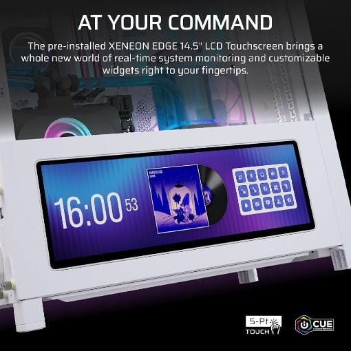 Εικόνα της Corsair 4000D ARGB Tempered Glass White CC-9011327-WW