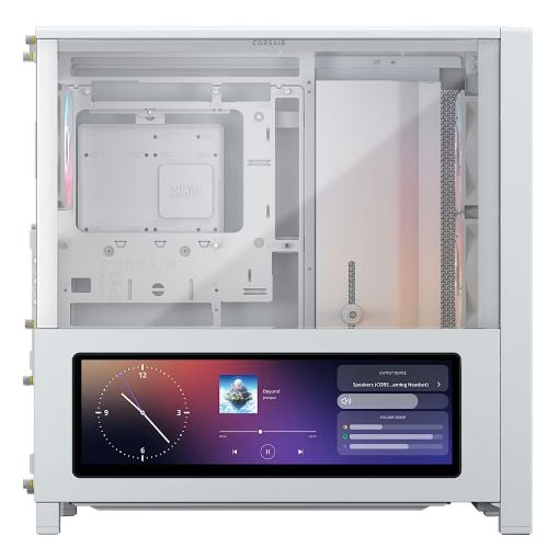 Εικόνα της Corsair 4000D ARGB Tempered Glass White CC-9011327-WW