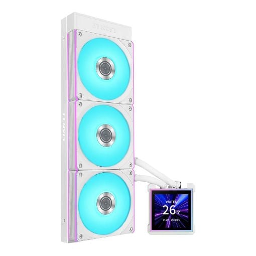 Εικόνα της Lian Li Hydroshift II LCD-S 360CL RGB Fans White G89.GHS2LCDS36CW.00