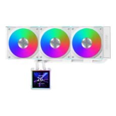 Εικόνα της Lian Li Hydroshift II LCD-S 360CL RGB Fans White G89.GHS2LCDS36CW.00