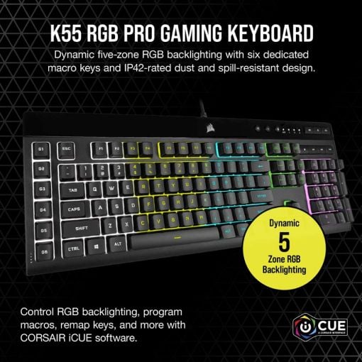 Εικόνα της Gaming Bundle Corsair 4-in-1 HS35v2 7.1 /  K55 Core / Harpoon Pro / MM100 CH-9226F65-NA