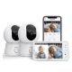 Εικόνα της Arenti AINanny B2 WiFi 2MP/1080P Baby Monitor Kit Dual Cameras with LCD Screen
