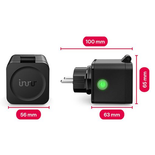 Εικόνα της Outdoor Smart Plug Innr με Power Metering Zigbee 3.0 16A 3680W Μαύρη OSP 240