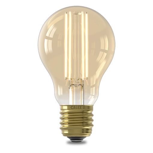 Εικόνα της Λάμπα LED Calex Goldline E27 A60 Dimmable 2100K 470lm 4.5W Extra Warm White 1101006500