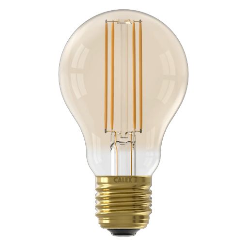Εικόνα της Λάμπα LED Calex Goldline E27 A60 Dimmable 2100K 470lm 4.5W Extra Warm White 1101006500
