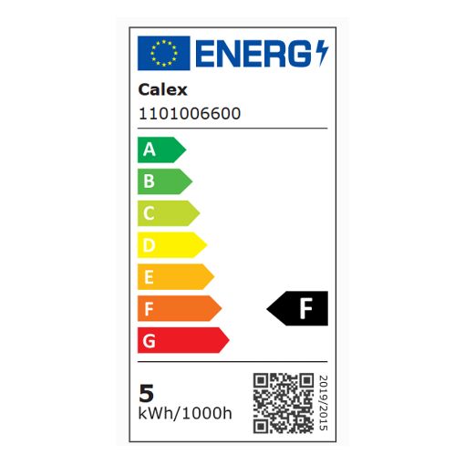 Εικόνα της Λάμπα LED Calex Top Mirror E27 A60 Dimmable 2700K 470lm 4.5W Warm White 1101006600