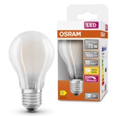 Εικόνα της Λάμπα LED Osram Star Classic A 75 E27 A60 Dimmable 2700K 1055lm 7.5W Warm White