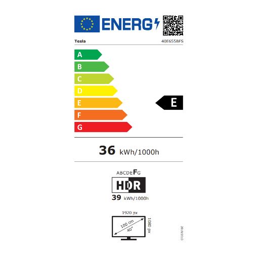Εικόνα της Τηλεόραση Tesla 40E655BFS 40" FHD Google TV HDR