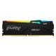 Εικόνα της Ram Kingston Fury Beast 16GB DDR5-6400MHz CL32 RGB Black KF564C32BBEA-16