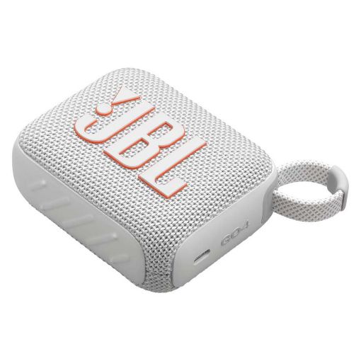 Εικόνα της Ηχείο JBL Go 4 Waterproof Bluetooth White JBLGO4WHT