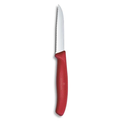 Εικόνα της Μαχαίρι Victorinox Swiss Classic Paring 8cm Wavy Edge Κόκκινο 6.7431.C1