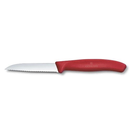 Εικόνα της Μαχαίρι Victorinox Swiss Classic Paring 8cm Wavy Edge Κόκκινο 6.7431.C1
