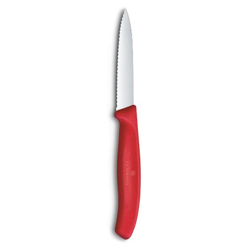 Εικόνα της Μαχαίρι Victorinox Swiss Classic Paring Wavy Edge 8cm Κόκκινο 6.7631.C1