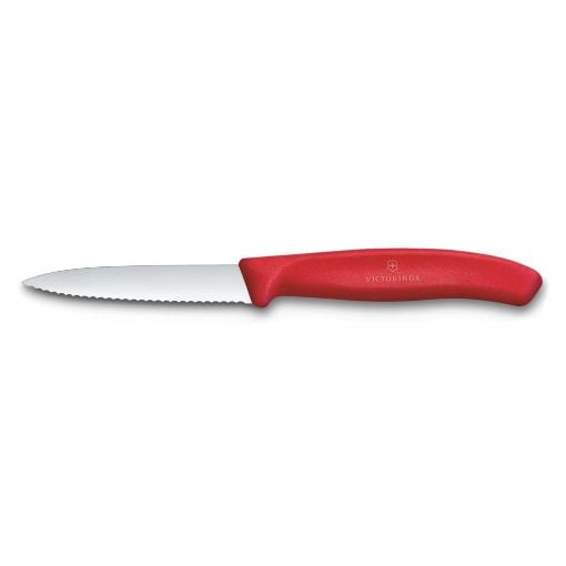 Εικόνα της Μαχαίρι Victorinox Swiss Classic Paring Wavy Edge 8cm Κόκκινο 6.7631.C1