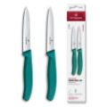 Εικόνα της Σετ Μαχαίρια Victorinox Swiss Classic Paring Straight & Wavy Edge 10cm 2τμχ Πράσινο 6.7794.2C1