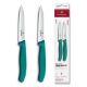 Εικόνα της Σετ Μαχαίρια Victorinox Swiss Classic Paring Straight & Wavy Edge 10cm 2τμχ Πράσινο 6.7794.2C1