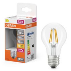 Εικόνα της Λάμπα LED Osram Superstar Classic A 60 E27 A60 Dimmable Clear 2700K 806lm 5.9W Warm White