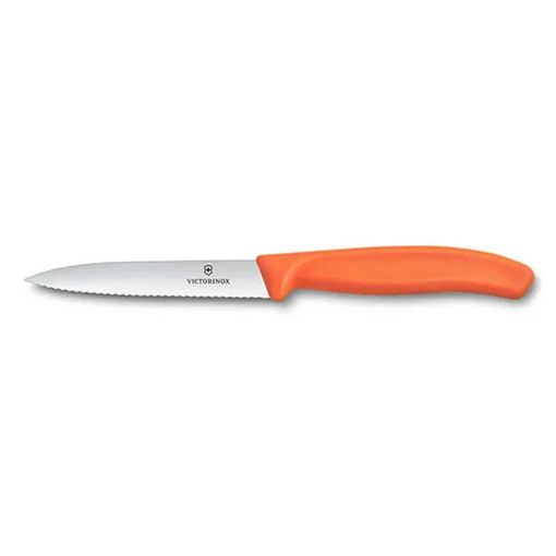 Εικόνα της Σετ Μαχαίρια Victorinox Swiss Classic Paring Straight & Wavy Edge 10cm 2τμχ Πορτοκαλί 6.7799.2C1