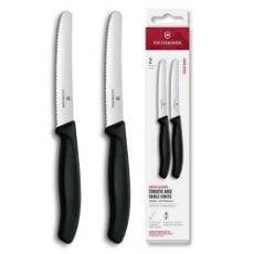Εικόνα της Σετ Μαχαίρια Victorinox Swiss Classic Tomato & Table 11cm 2τμχ Μαύρο 6.7833.2