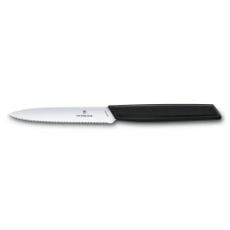 Εικόνα της Μαχαίρι Victorinox Swiss Modern Paring Wavy Edge 10cm Μαύρο 6.9003.10W
