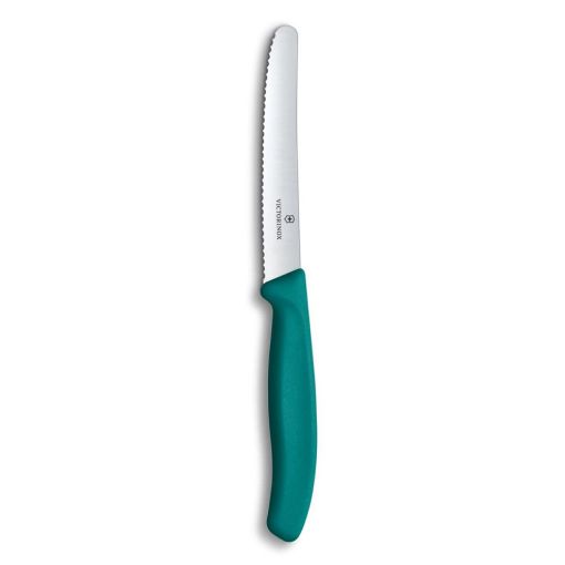 Εικόνα της Μαχαίρι Victorinox Swiss Classic Wavy 11cm Πράσινο 6.7834.C1