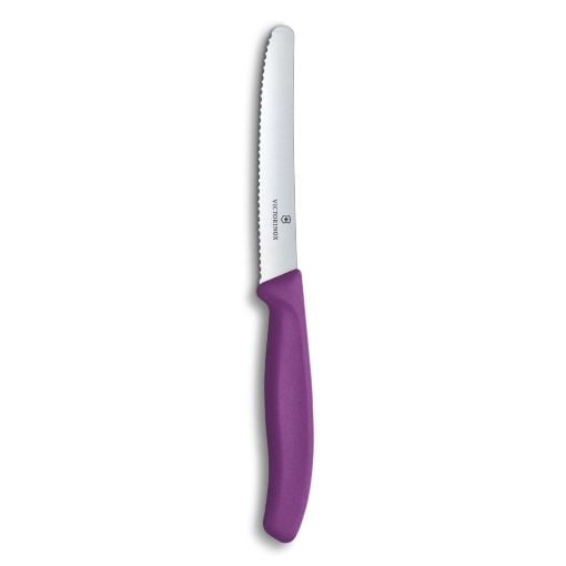 Εικόνα της Μαχαίρι Victorinox Swiss Classic Wavy 11cm Μωβ 6.7835.C1