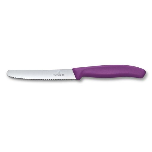 Εικόνα της Μαχαίρι Victorinox Swiss Classic Wavy 11cm Μωβ 6.7835.C1