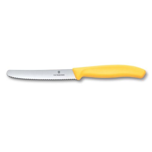 Εικόνα της Μαχαίρι Victorinox Swiss Classic Wavy 11cm Κίτρινο 6.7838.C1
