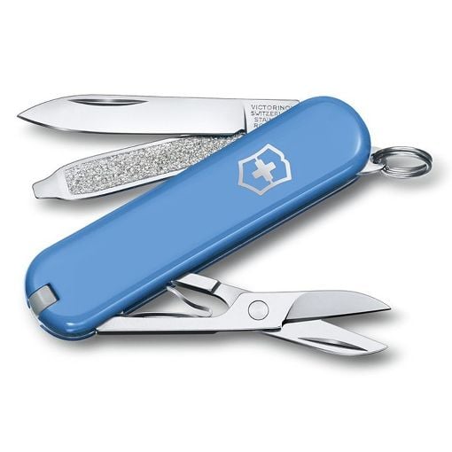 Εικόνα της Ελβετικός Σουγιάς Victorinox Classic SD με 7 Λειτουργίες 5.8cm Blue Summer Rain 0.6223.28G