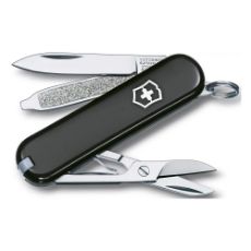 Εικόνα της Ελβετικός Σουγιάς Victorinox Classic SD με 7 Λειτουργίες 5.8cm Black Dark Illusion (Blister Pack) 0.6223.3B