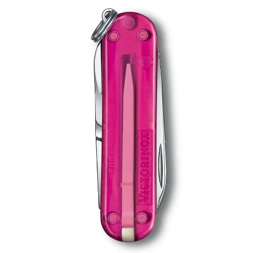 Εικόνα της Ελβετικός Σουγιάς Victorinox Classic SD Transparent με 7 Λειτουργίες 5.8cm Pink Cupcake Dream 0.6223.T5G