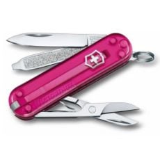 Εικόνα της Ελβετικός Σουγιάς Victorinox Classic SD Transparent με 7 Λειτουργίες 5.8cm Pink Cupcake Dream 0.6223.T5G