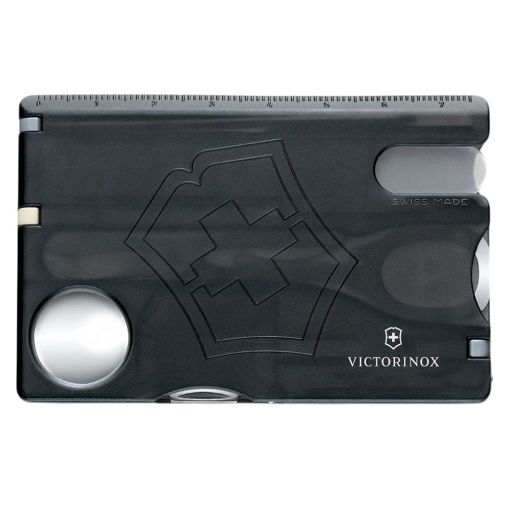 Εικόνα της Κάρτα Victorinox Swiss Lite Transparent με 13 Λειτουργίες Μαύρη 0.7333.T3
