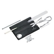 Εικόνα της Κάρτα Victorinox Swiss Lite Transparent με 13 Λειτουργίες Μαύρη 0.7333.T3