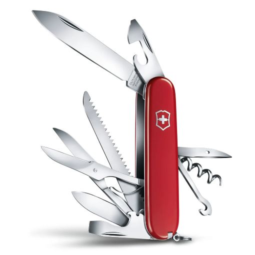 Εικόνα της Ελβετικός Σουγιάς Victorinox Huntsman με 15 Λειτουργίες 9.1cm Κόκκινος 1.3713