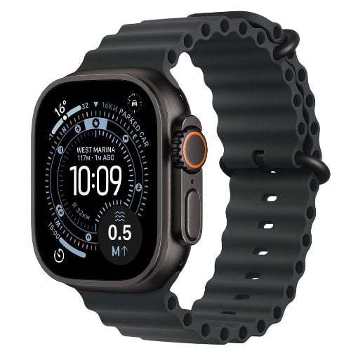 Εικόνα της Apple Watch Ultra 3 49mm Black Titanium Case/Black Ocean Band MF0J4QR/A