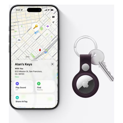 Εικόνα της Apple AirTag 2nd Gen (1 Pack) MFE94ZM/A