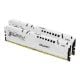 Εικόνα της Ram Kingston Fury Beast 32GB (2x16GB) DDR5-5200MHz CL40 White KF552C40BWK2-32
