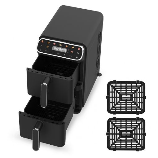 Εικόνα της Φριτέζα Αέρος HomeVero Double Decker 11lt 2460W Black HV-AF11DDK