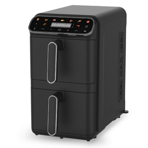 Εικόνα της Φριτέζα Αέρος HomeVero Double Decker 11lt 2460W Black HV-AF11DDK