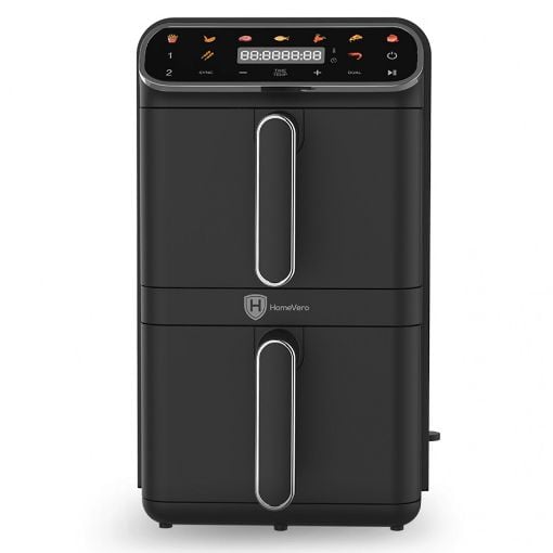Εικόνα της Φριτέζα Αέρος HomeVero Double Decker 11lt 2460W Black HV-AF11DDK