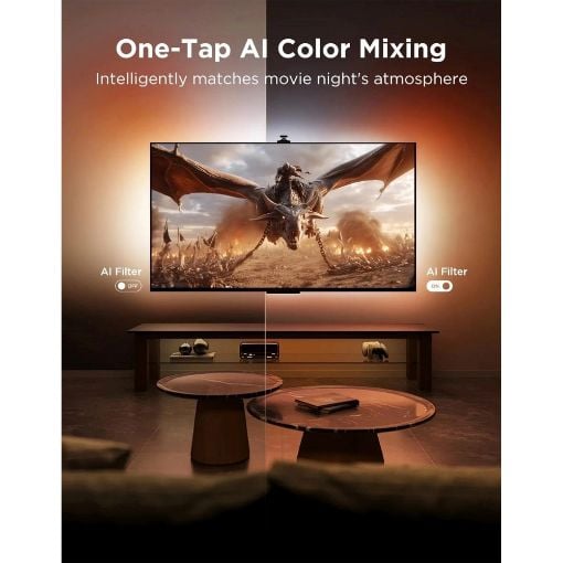 Εικόνα της Govee TV Backlight 3 Pro RGBWWIC Wi-Fi + Bluetooth 55-65" 3.6m R2A80