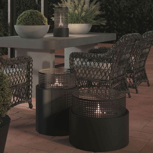 Εικόνα της Επιδαπέδια Εστία Φωτιάς Tenderflame Plettenberg για Εξωτερικό Χώρο 50x41cm 1000ml Black TF-600007