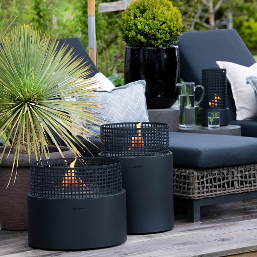 Εικόνα της Επιδαπέδια Εστία Φωτιάς Tenderflame Plettenberg για Εξωτερικό Χώρο 50x41cm 1000ml Black TF-600007