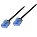 Εικόνα της Καλώδιο Δικτύου Logilink Slim High-Flex U/UTP Cat.6A 0.15m Black CQ3003U